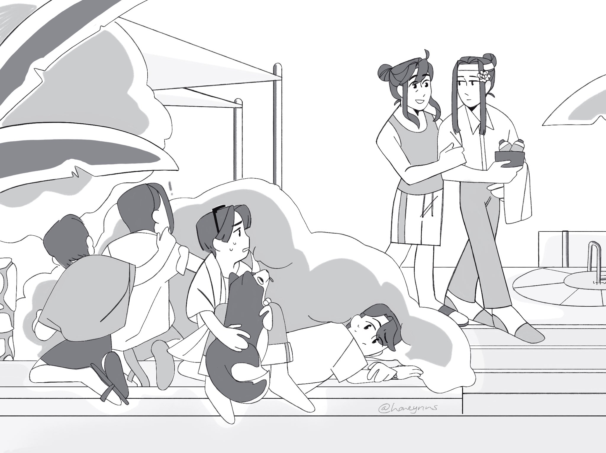 Gold Rays underwaves 魔道祖师 墨香铜臭 Módào Zǔshī Mòxiāng Tóngxiù