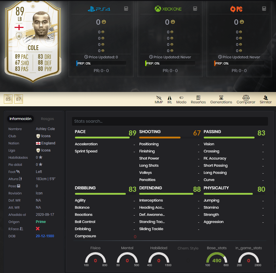 FIFA 21: Se conocen las stats de los nuevos iconos