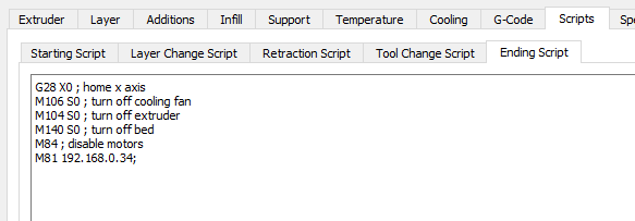 Simplify 3d ending scripts