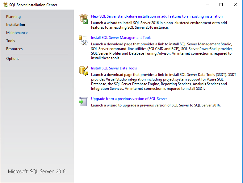 Installation Center