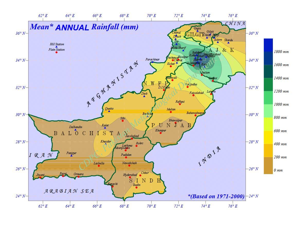Map Mondays 2 0 14 Pakistan s  K ppen Climate  