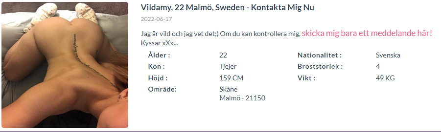 Någon Domina i Malmö ?