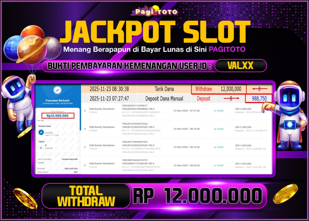 HAPPY JACKPOT MEMBER PAGITOTO SLOT WILD BOUNTY SHOWDOWN Rp  12.000.000-, - LUNAS