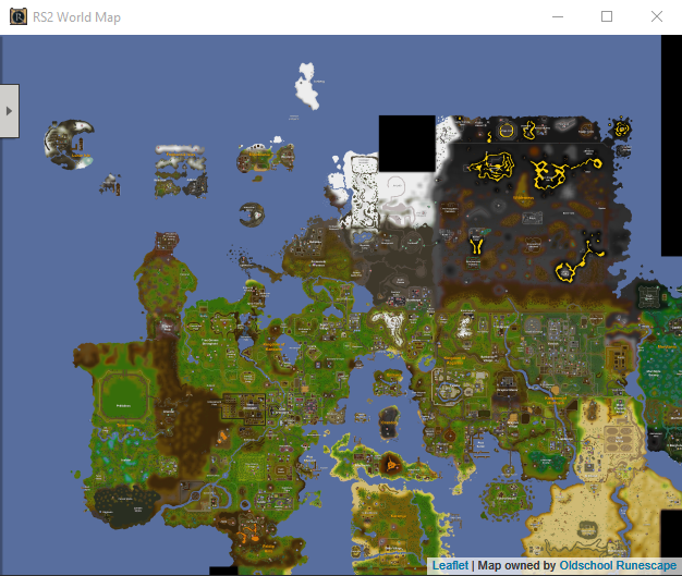 OS Runescape Interactive Map