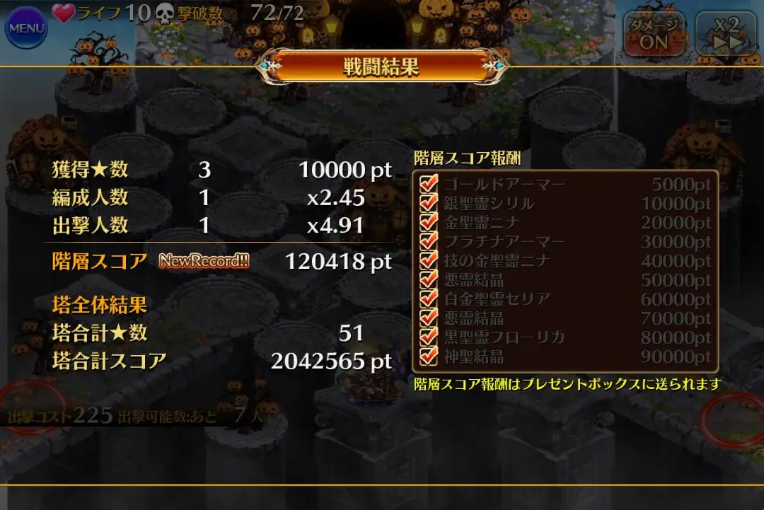 あ…ありのまま今起こった事を話すぜ！おれはハロウィンパでレラジェ11を倒す方法を探していたら、いつのまにかレラジェ16☆4が倒されていたの参考画像 - わんにゃんランド - アイギス攻略まとめ