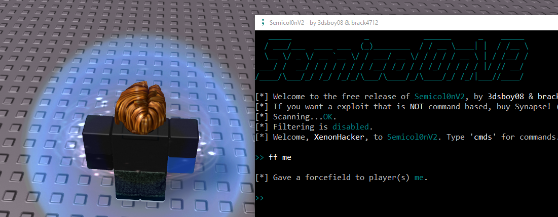 Release Free Semicol0nv2 Enjoy Until Roblox Updates - roblox fogend command