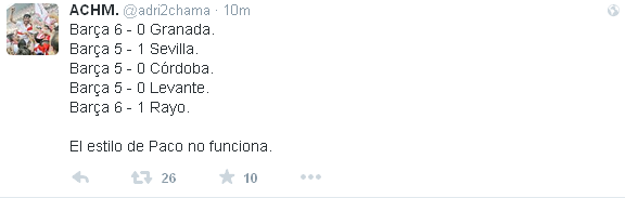 Cuantos goles le caeran hoy al Rayo?