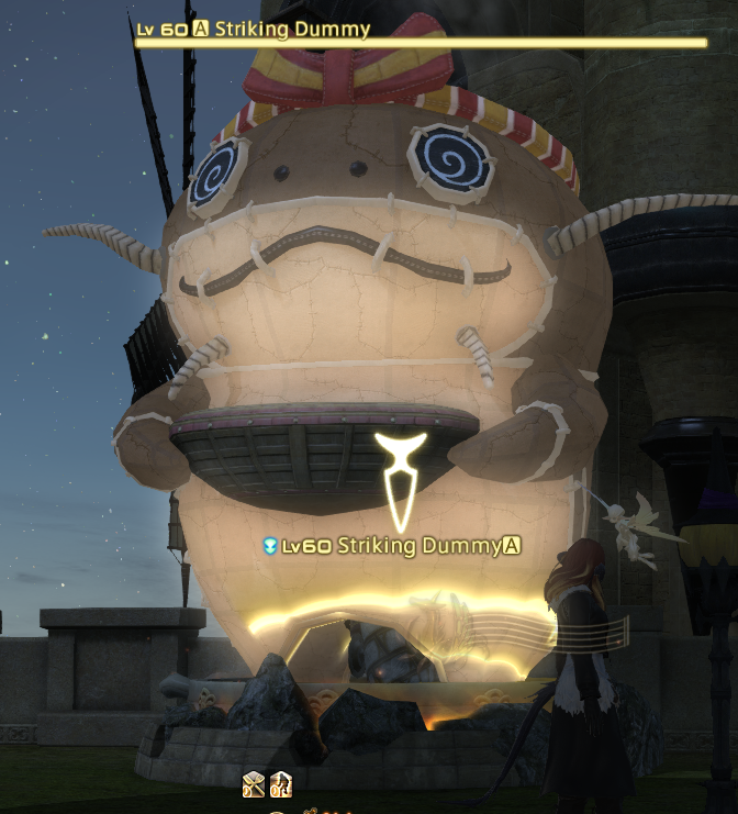 So my FC got a new striking dummy r/ffxiv
