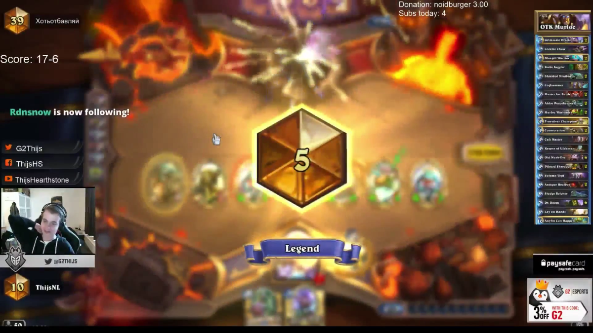 Top 5 Murloc Paladin