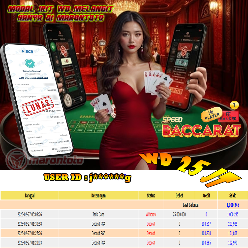 BUKTI JEPE SLOT GACOR DI BACCARAT SPEED   -  PRAGMATIC PLAY LIVE DEALER