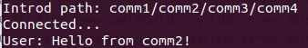 Example when connecting to an indirect child of a channel