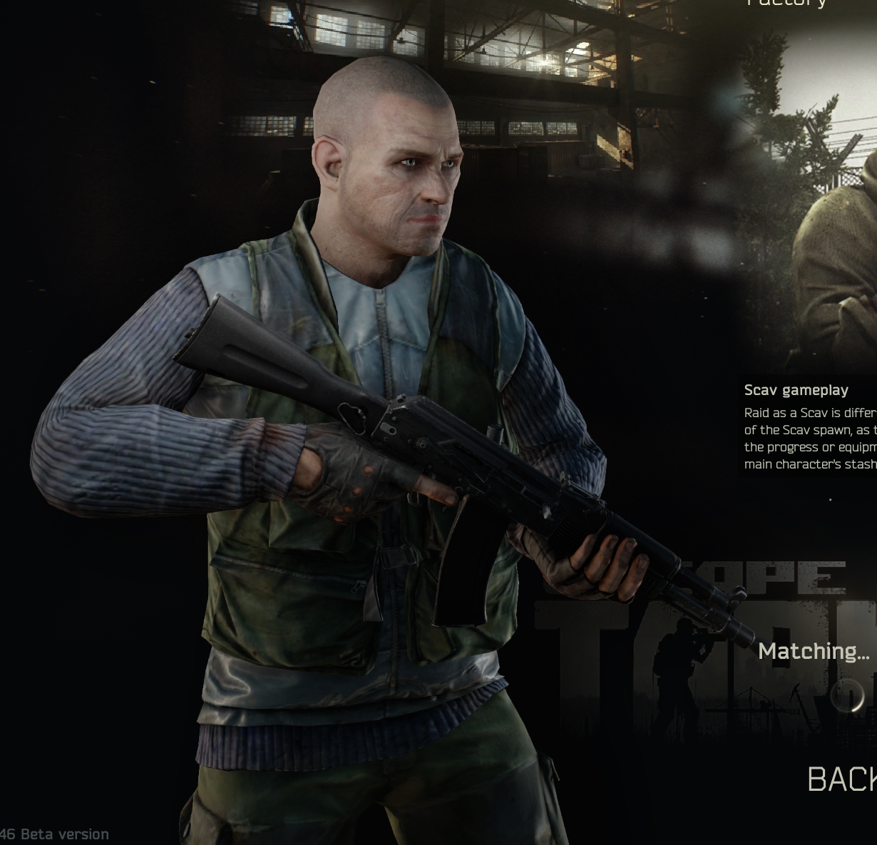 I spawned as a scav in Factory with a 30rnd AK105.. wat r
