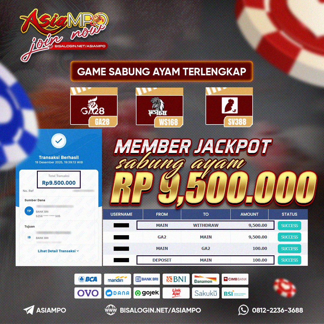 ASIAMPO - BANDAR RESMI TARUHAN SABUNG AYAM ONLINE MUDAH MENANG-silver