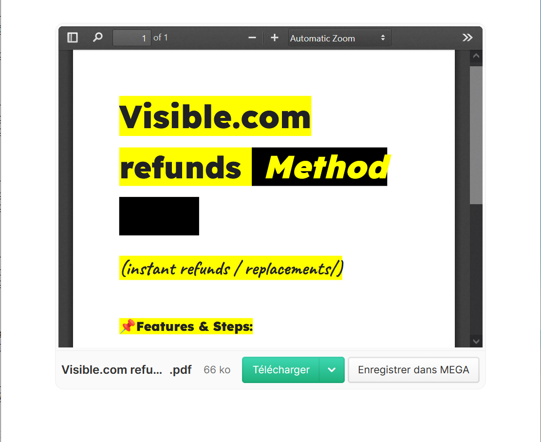 📕💢 Visible.com refunds Method  📌Fresh-Method☑️-High-Quality-PDF-☑️Latest-