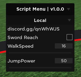 Release V1 0 1 Custom Duels Sword Reach Walkspeed And Jumppower - roblox jump power script pastebin