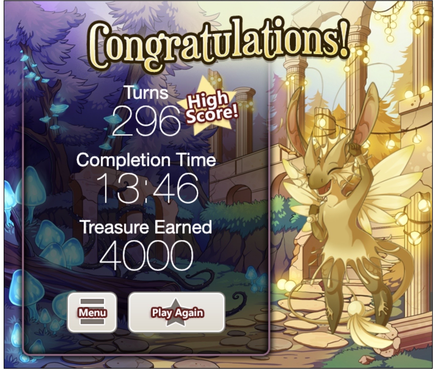 I've never won a game of Glimmer & Gloom Flight Rising Discussion