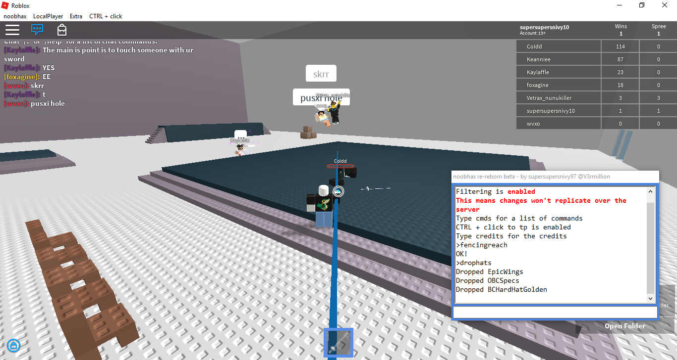 3 Usd Discontinued Noobhax Re Reborn - leak why roblox retcheckd almost everything