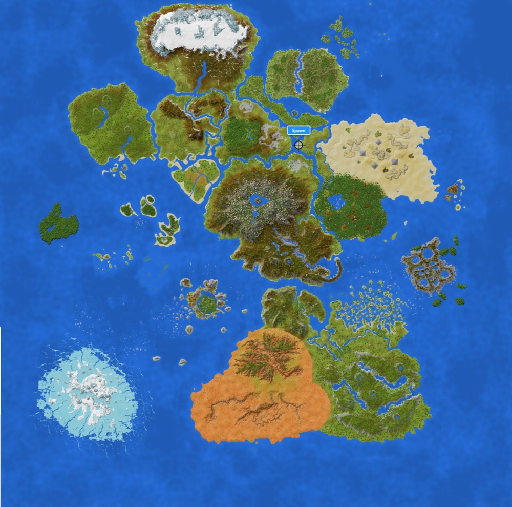 Aswaria, a Custom World - Now Survival Friendly! Minecraft Map