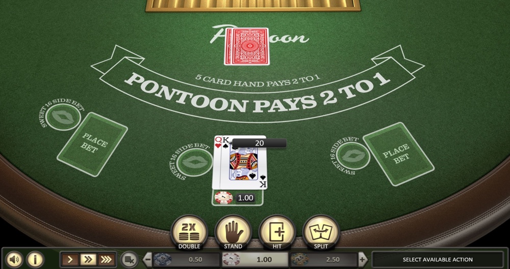 Madnix Pontoon Blackjack est l'un des meilleurs jeux de table auxquels vous pouvez jouer au Casino Madnix