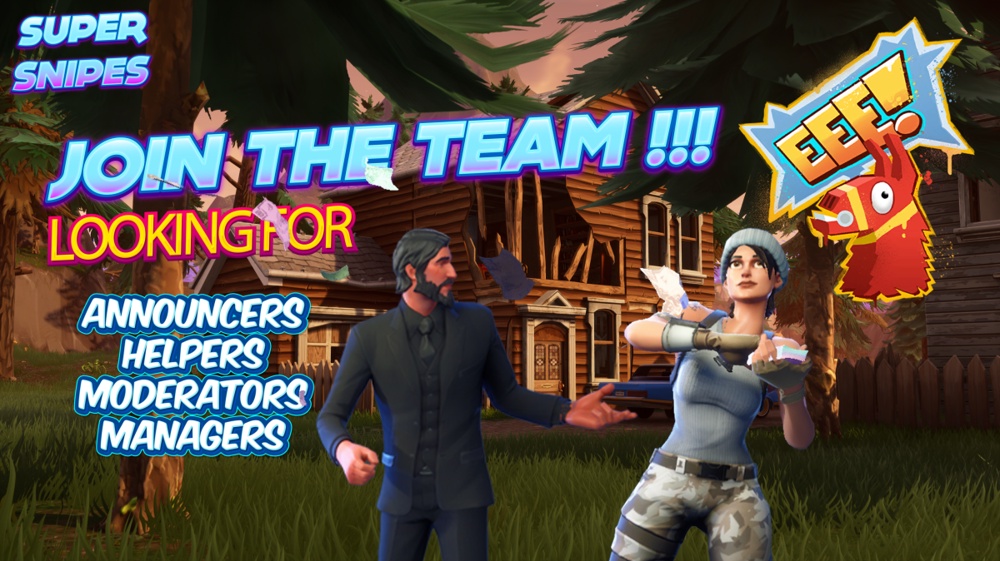 and of course we are always looking for staff members thanks and have a good one - fortnite best snipes 2019