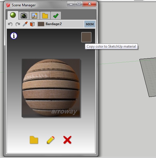 maxwell sketchup materials