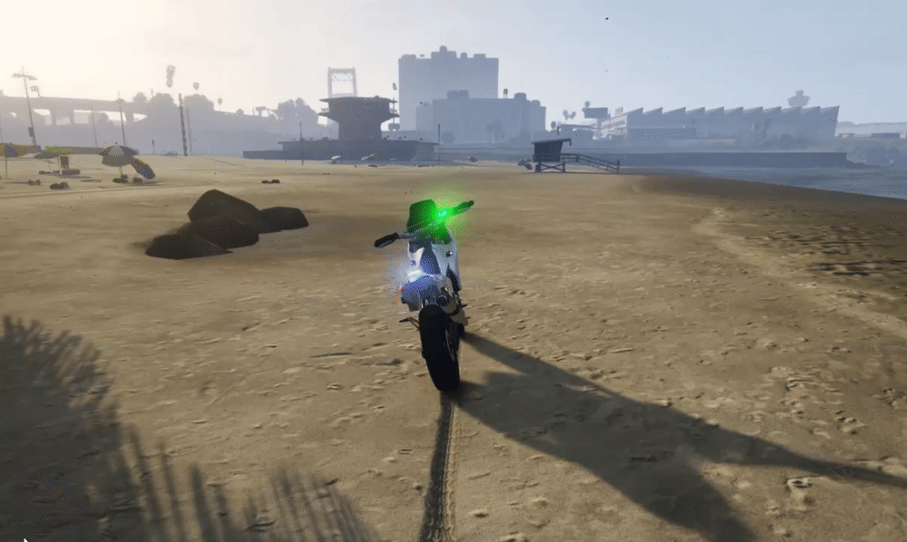 Police Version of BF400 Dirtbike thumbnail 4