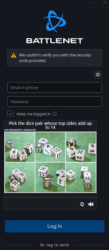 Why can't i verify my Battle.net account?