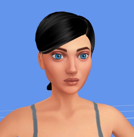 why does my sims 4 cc hair look weird