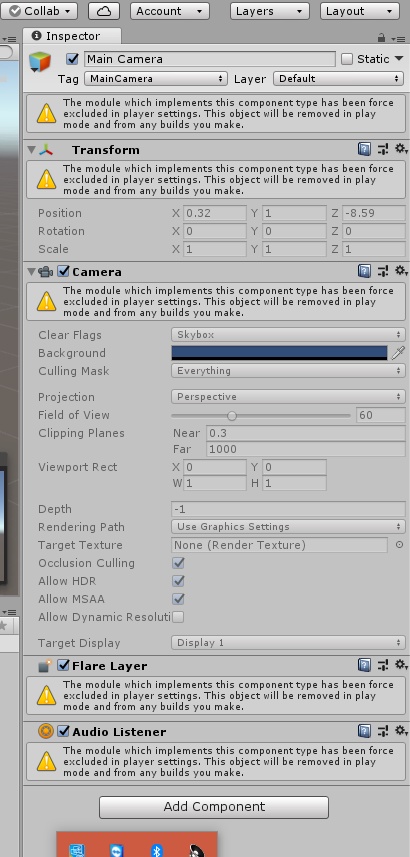 I cant edit the components!!! Unity - 2018.1.Of2 (64- Bit) - Questions ...