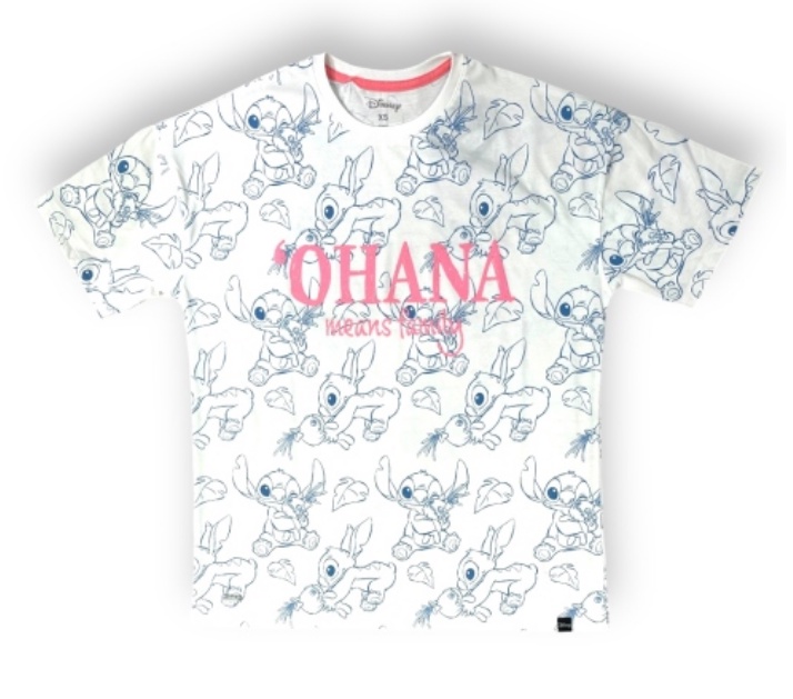Polo oversized Stitch fullprint