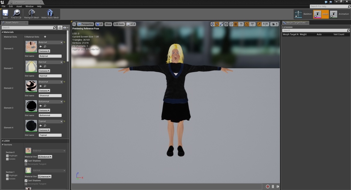 mixamo fuse clothing download unreal engine