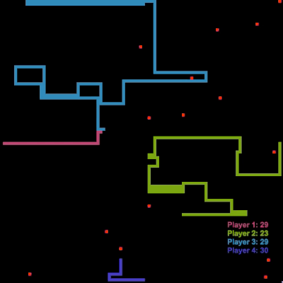 Tron Worm Game